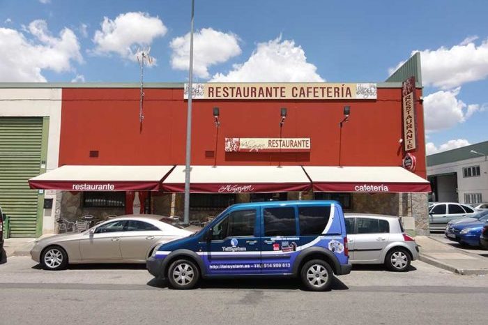 Instalacion-CashGuard-Restaurante-La-Almazara-Valdemoro-Telsystem-distribuidor-oficial